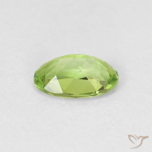 Tourmaline Gemstone in 6.3 x 4.1 mm Size for Sale, Tourmaline Stone in Bright Green Color