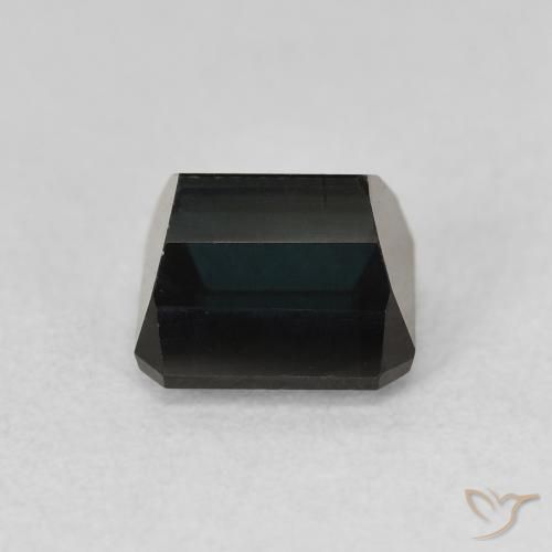 Tourmaline Gemstone in 6.6 x 6.5 mm Size for Sale, Tourmaline Stone in Dark Blue Color