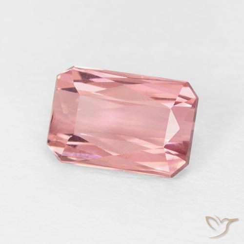 1.61 ct Pink Tourmaline Stone, Natural Tourmaline in Octagon / Scissor Cut Shape for Sale