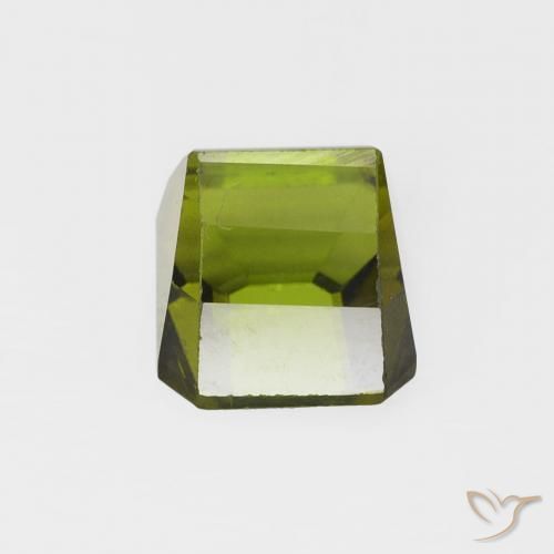 Tourmaline Gemstone in 6.4 x 5.2 mm Size for Sale, Tourmaline Stone in Deep Green Color