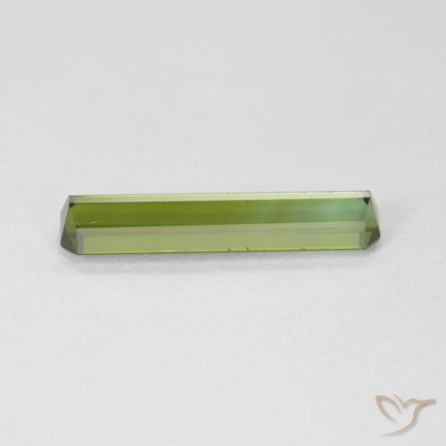 Tourmaline Gemstone in 15.4 x 3.6 mm Size for Sale, Tourmaline Stone in Forest Green Color