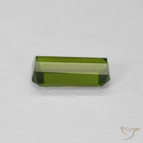 Tourmaline Gemstone in 8.2 x 4.3 mm Size for Sale, Tourmaline Stone in Medium Green Color