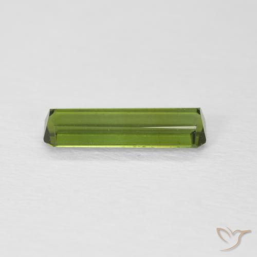 Tourmaline Gemstone in 10.6 x 3.3 mm Size for Sale, Tourmaline Stone in Deep Green Color