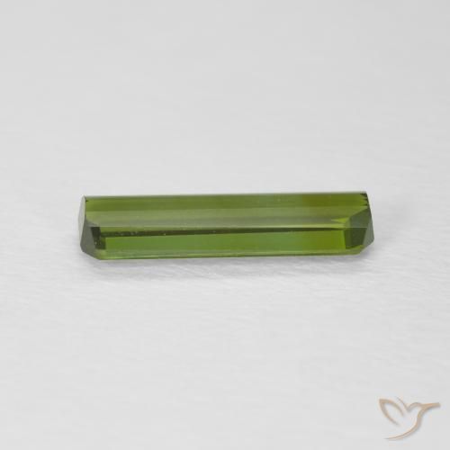 Tourmaline Gemstone in 12 x 3.6 mm Size for Sale, Tourmaline Stone in Earthy Green Color
