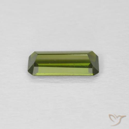 Tourmaline Gemstone in 8.2 x 3.8 mm Size for Sale, Tourmaline Stone in Deep Green Color