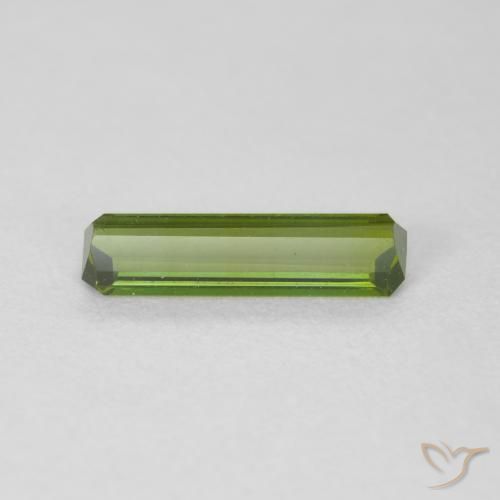 Tourmaline Gemstone in 10.9 x 3 mm Size for Sale, Tourmaline Stone in Earthy Green Color