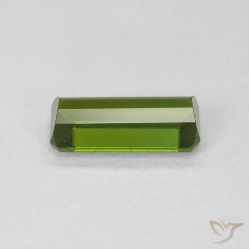 Tourmaline Gemstone in 9 x 4.3 mm Size for Sale, Tourmaline Stone in Forest Green Color