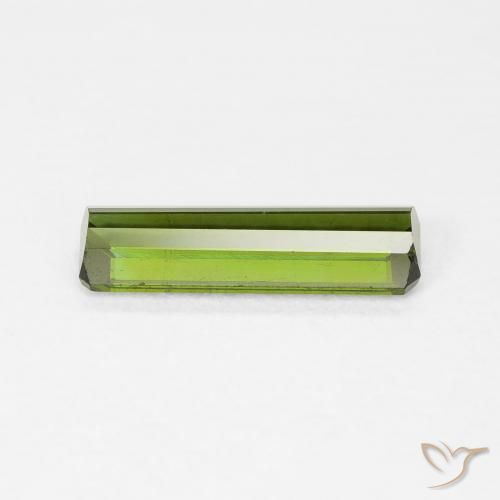 Tourmaline Gemstone in 11.9 x 3.6 mm Size for Sale, Tourmaline Stone in Yellowish Green Color