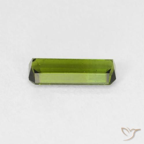Tourmaline Gemstone in 8.8 x 3.4 mm Size for Sale, Tourmaline Stone in Deep Green Color