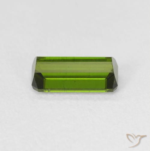 Tourmaline Gemstone in 8.4 x 4 mm Size for Sale, Tourmaline Stone in Deep Green Color