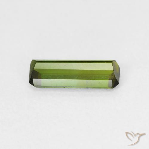 Tourmaline Gemstone in 8.8 x 3.6 mm Size for Sale, Tourmaline Stone in Deep Green Color