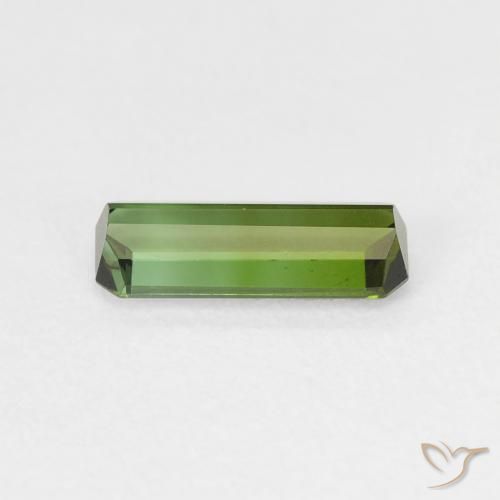 Tourmaline Gemstone in 9.3 x 3.8 mm Size for Sale, Tourmaline Stone in Forest Green Color