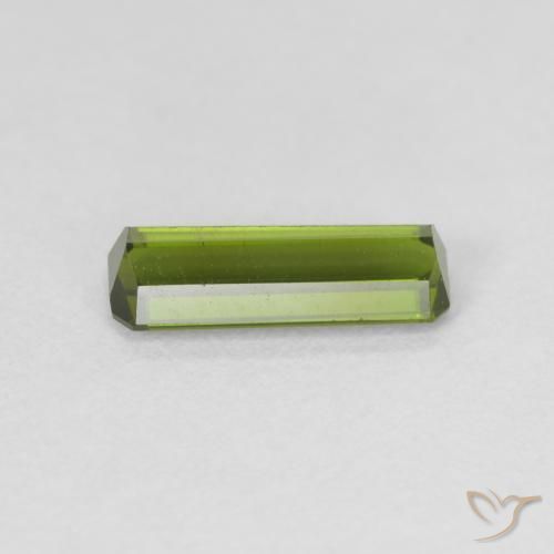 Tourmaline Gemstone in 9.8 x 3.4 mm Size for Sale, Tourmaline Stone in Warm Green Color