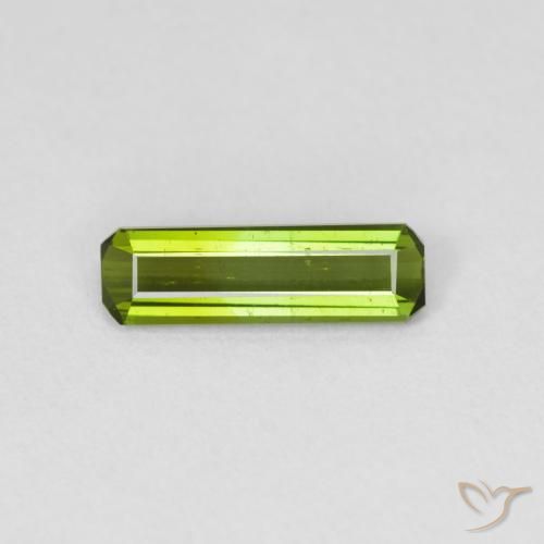 0.83ct Natural Forest Green Tourmaline, Emerald Cut, VVS-VS