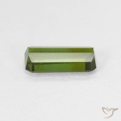 Tourmaline Gemstone in 8.6 x 4.4 mm Size for Sale, Tourmaline Stone in Forest Green Color