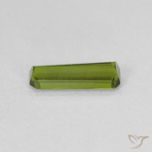 Tourmaline Gemstone in 8.9 x 3 mm Size for Sale, Tourmaline Stone in Warm Green Color