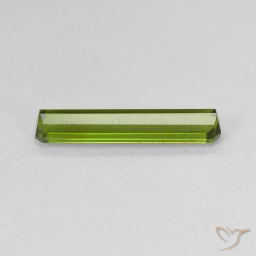 Tourmaline Gemstone in 14.8 x 3.2 mm Size for Sale, Tourmaline Stone in Medium Green Color