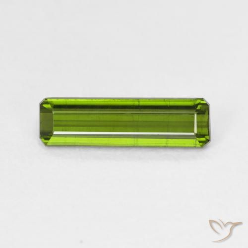 1.33ct Natural Forest Green Tourmaline, Emerald Cut, VVS-VS