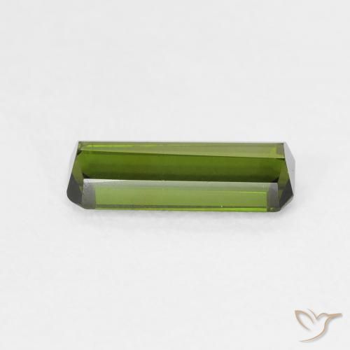 Tourmaline Gemstone in 10.3 x 3.7 mm Size for Sale, Tourmaline Stone in Yellowish Green Color