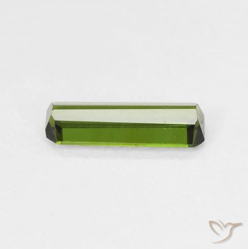 Tourmaline Gemstone in 9.3 x 3.3 mm Size for Sale, Tourmaline Stone in Forest Green Color
