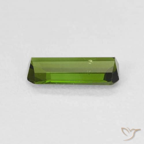 Tourmaline Gemstone in 8.7 x 3.7 mm Size for Sale, Tourmaline Stone in Medium Green Color