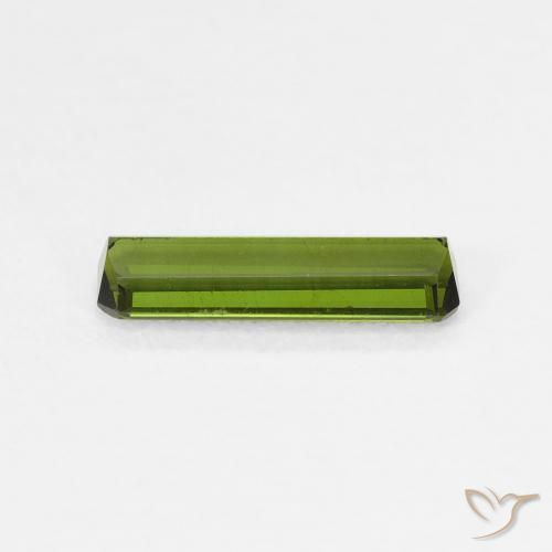 Tourmaline Gemstone in 10.5 x 3.2 mm Size for Sale, Tourmaline Stone in Deep Green Color