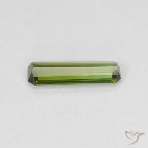 Tourmaline Gemstone in 10.6 x 3.4 mm Size for Sale, Tourmaline Stone in Medium Green Color
