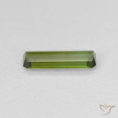 Tourmaline Gemstone in 10.4 x 3.8 mm Size for Sale, Tourmaline Stone in Warm Green Color