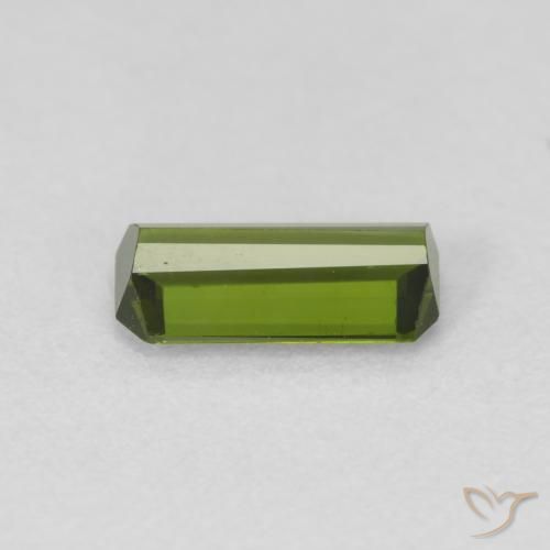 Tourmaline Gemstone in 7.7 x 3.8 mm Size for Sale, Tourmaline Stone in Warm Green Color