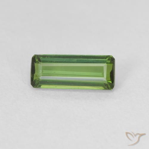 0.83ct Natural Deep Green Tourmaline, Emerald Cut, VS