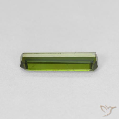 Tourmaline Gemstone in 11.6 x 3.6 mm Size for Sale, Tourmaline Stone in Forest Green Color