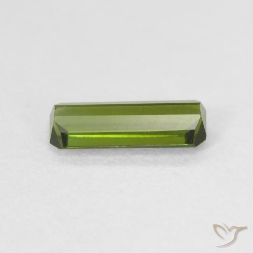 Tourmaline Gemstone in 8.8 x 3.5 mm Size for Sale, Tourmaline Stone in Deep Green Color