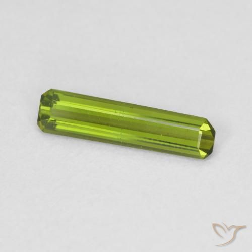 0.50 ct Green Tourmaline Stone, Natural Tourmaline in Octagon Step Cut Shape for Sale