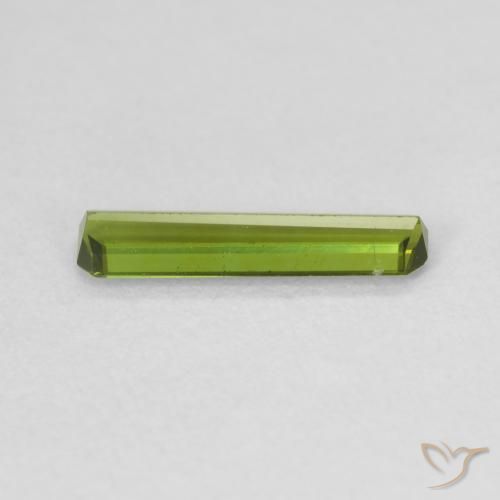Tourmaline Gemstone in 11 x 2.7 mm Size for Sale, Tourmaline Stone in Medium Green Color