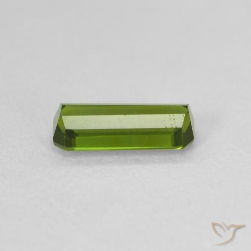 Tourmaline Gemstone in 8.7 x 3.9 mm Size for Sale, Tourmaline Stone in Deep Green Color