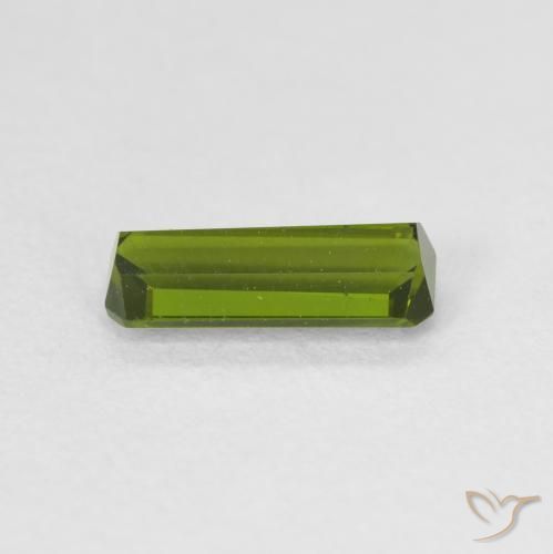 Tourmaline Gemstone in 7.9 x 3.6 mm Size for Sale, Tourmaline Stone in Yellowish Green Color