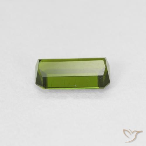 Tourmaline Gemstone in 7.7 x 4.4 mm Size for Sale, Tourmaline Stone in Yellowish Green Color