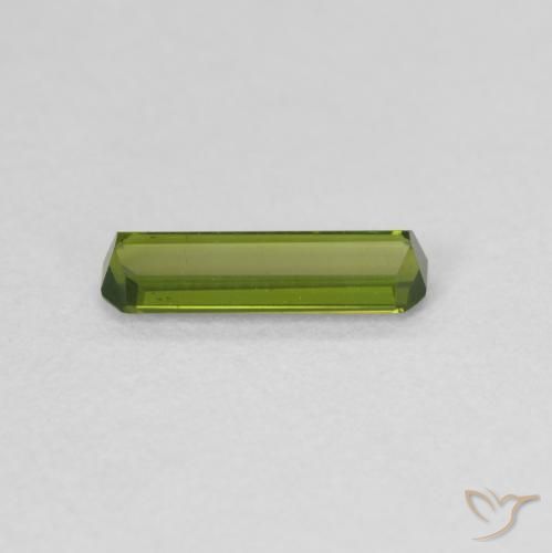 Tourmaline Gemstone in 9.2 x 2.8 mm Size for Sale, Tourmaline Stone in Warm Green Color