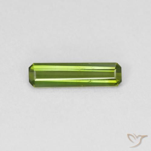 0.69ct Natural Forest Green Tourmaline, Emerald Cut, VVS-VS