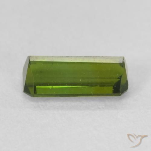 Tourmaline Gemstone in 7.8 x 3.6 mm Size for Sale, Tourmaline Stone in Medium Green Color