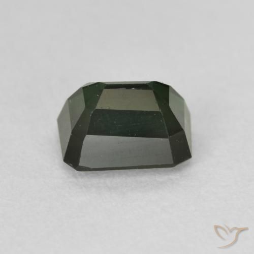 Tourmaline Gemstone in 6.2 x 4.6 mm Size for Sale, Tourmaline Stone in Cool Forest Green Color