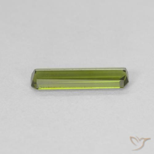 Tourmaline Gemstone in 10.9 x 2.8 mm Size for Sale, Tourmaline Stone in Deep Green Color