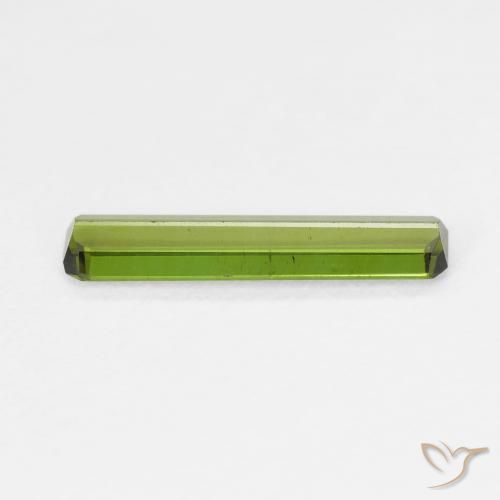 Tourmaline Gemstone in 14.6 x 3.2 mm Size for Sale, Tourmaline Stone in Deep Green Color