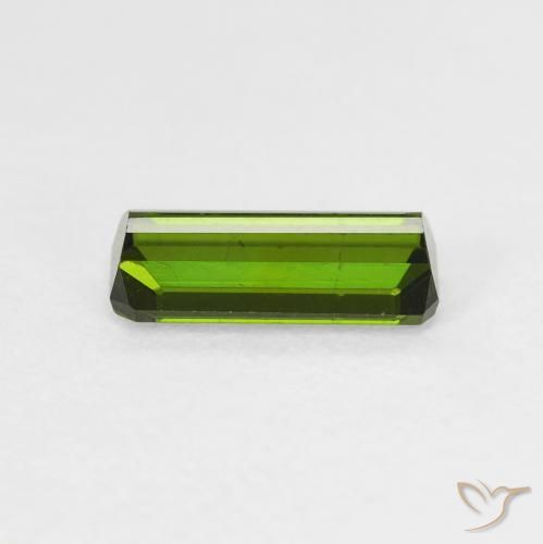 Tourmaline Gemstone in 8.8 x 3.7 mm Size for Sale, Tourmaline Stone in Deep Green Color