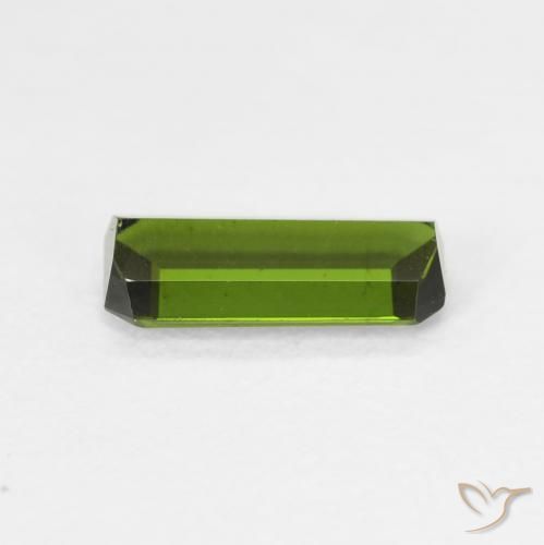 Tourmaline Gemstone in 8.6 x 4 mm Size for Sale, Tourmaline Stone in Deep Green Color