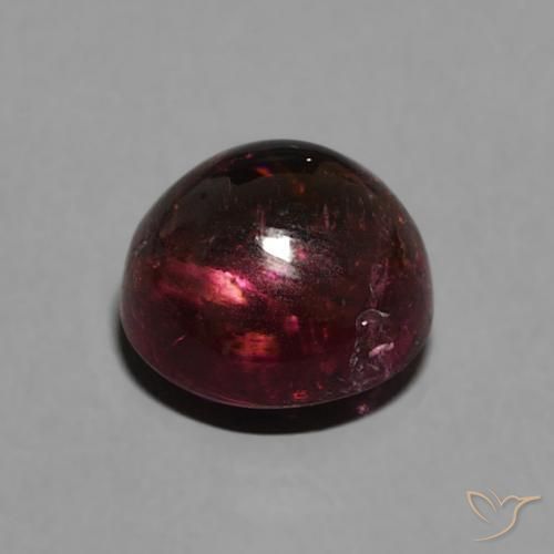 Tourmaline Gemstone in 6.5 mm (calibrated) Size for Sale, Tourmaline Stone in Deep Red Color