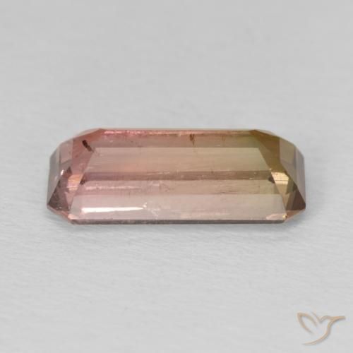Tourmaline Gemstone in 13.9 x 6.4 mm Size for Sale, Tourmaline Stone in Bi-color Color