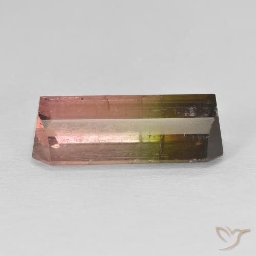 Tourmaline Gemstone in 18.2 x 7.7 mm Size for Sale, Tourmaline Stone in Bi-color Color