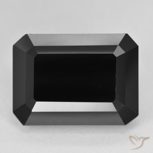 25.94ct Natural Schorl Tourmaline, Emerald Cut, Opaque