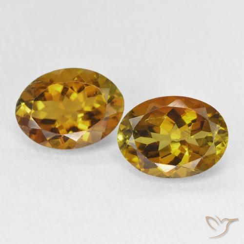 2.77ctw Natural Medium Gold Tourmaline, Oval, VS